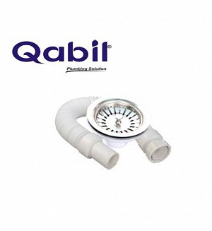 Qabil Sink Waste(PVC) With Pipe